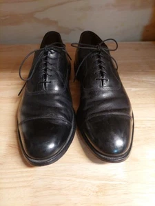 Scarpe eleganti Allen Edmonds Park Avenue Oxford da uomo taglia 10 D in pelle nera con cappuccio - Foto 1 di 7