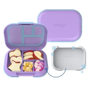 Chill Kids Leak-Proof Lunch Box - 4-Compartment Bento Box with Built-In Ice P... - Bild 1 von 9