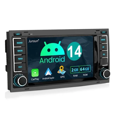 Für VW T5 Multivan Transporter DAB+ Android 14 Autoradio Carplay GPS Navi RDS BT - Bild 1 von 4