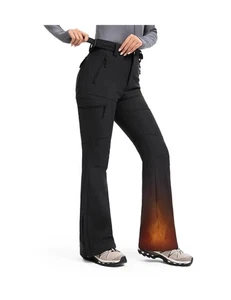 Moosehill Donna-Neve-Sci-Pantaloni Impermeabili Foderati in Pile Invernali Escursionismo S... - Foto 1 di 9