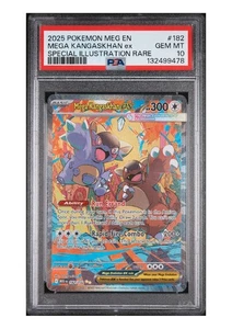 Pokemon Meg En-Mega Evolution Mega Kangaskhan EX 182/132 Sir PSA 10 - Bild 1 von 3