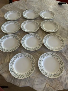 Spide Copeland Garland Plates Gold Rim Set 11 - Picture 1 of 7