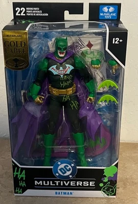 Figura McFarlane Batman (Jokerized) Etiqueta Dorada - 7 Pulgadas Joker War Foto 1 de 4