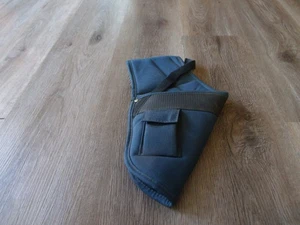 COLLECTIBLE BLUE PISTOL HANDGUN CARRYING CASE 14 INCH LONG - Picture 1 of 2