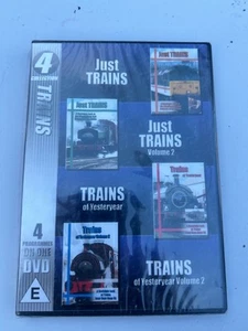 JUST TRAINS DVD 4 Programmes in One DVD - Picture 1 of 2