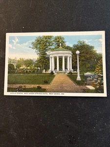 Apollo Spring West Baden Springs Hotel Postcard - Picture 1 of 4