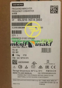 1 PC NEW Siemens Frequency Converter 6SL3210-1KE14-3AB2 UPS or FedEx - Picture 1 of 10