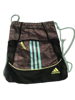 Adidas Men's Alliance II Sackpack drawstring bag Rose Gold & black - Image 1 of 3