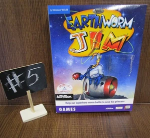 Video Game PC EarthWorm Jim Special Edition 1998 NEW SEALED #5 Big Box see pics - Picture 1 of 4