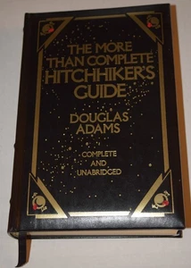 The More Than Complete Hitchhiker's Guide, Douglas Adams, Longmeadow, Leather - Picture 1 of 11