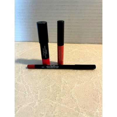 Laura Geller Lote de 3 Trío de Labios Lápiz de Labios Brillo de Labios y Delineador de Labios Nuevo  Foto 1 de 4