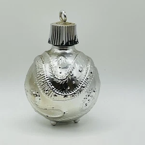 Vintage Avon Weihnachtsschmuck Silber Schaumbad 70er Jahre leer - Bild 1 von 8