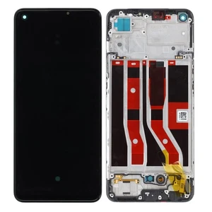 Original Oppo A74 4G / F19 CHP2219 LCD Display Touchscreen & Rahmen Schwarz - Bild 1 von 5