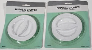 Sink Stopper, 4" Dia. Rubber Garbage Disposal Package of 2 - Picture 1 of 7