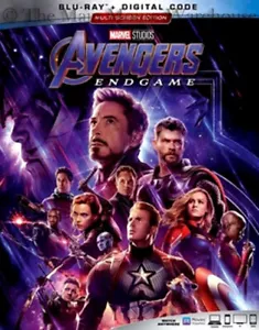 Authentic Marvel Avengers Endgame End Game Blu-ray Digital Copy Code & Slipcover - Imagen 1 de 3