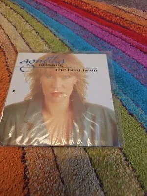 agnetha faltskog - the heat is on promo single sided epc3436 Spain Very Rare - Image 1 of 4