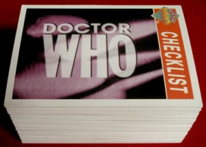 DR WHO - Cornerstone Series 2 - Complete VINTAGE Base Set (110 cards) - 1995 - Picture 1 of 24