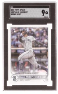 2022 TOPPS UPDATE - # US97 - JULIO RODRIGUEZ - ROOKIE DEBUT = SGC-9 - MINT - Picture 1 of 2