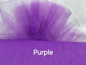 Tulle 54" White or any of the other 25 colors, tutu, bows, wedding decor, craft. - Picture 1 of 55