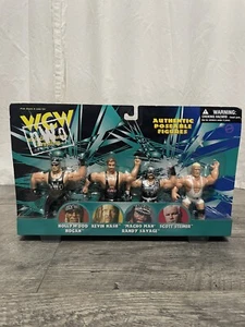 WCW WWF NWO Hollywood Hogan Kevin Nash Macho Man Scott Steiner 1998 Sealed Set - Picture 1 of 3