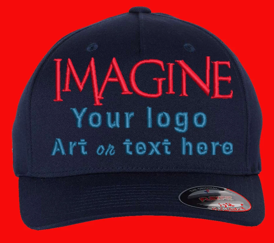 Gorra Flexfit cinco paneles con TU bordado personalizado Foto 1 de 4