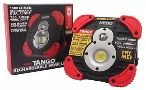 Nebo Tango 750 Lumen Wiederaufladbare Dual Arbeitsleuchte Powerbank Neu in OVP Loft Home Neu - Bild 1 von 6