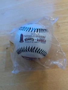 2002 WORLD SERIES BASEBALL FOTO BALL SOUVENIR - Picture 1 of 5