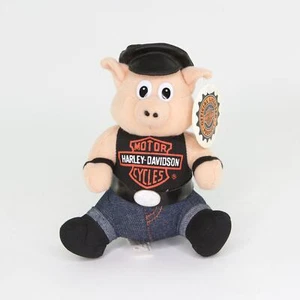 HARLEY DAVIDSON Motorcycles PLUSH Hog Pig 1998 Play-By-Play Official Licensed - Picture 1 of 8