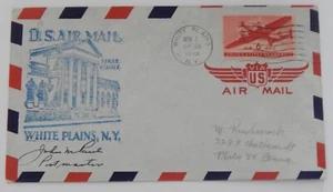 White Plains New York to Buffalo AMF November 1 1949 first flight airmail - Picture 1 of 2