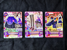 3 Aikatsu cards set, Spicy Ageha Collection, Japanese, Nx3, a smoke free house