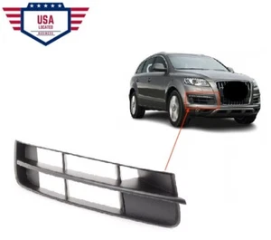 Right Side for 2010- 15 Q7 Base Front Bumper cover side grille trim insert black - Bild 1 von 4
