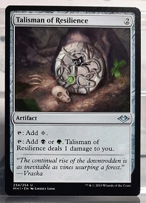 Magic  - Talisman of Resilience - Uc/Artefakt - Modern: Horizonte - EN/NM - Bild 1 von 4