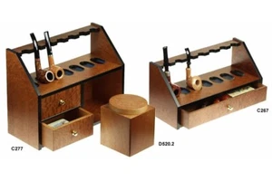 Florero Portabacco James Rossiter Pomele 7 Asientos Pipe de Mesa Caoba LUBINSKI - Imagen 1 de 1