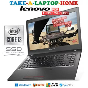 Lenovo Light Windows11 Laptop ThinkPad HD Thin Case Powerful Rapid SSD AntiVirus - Picture 1 of 10