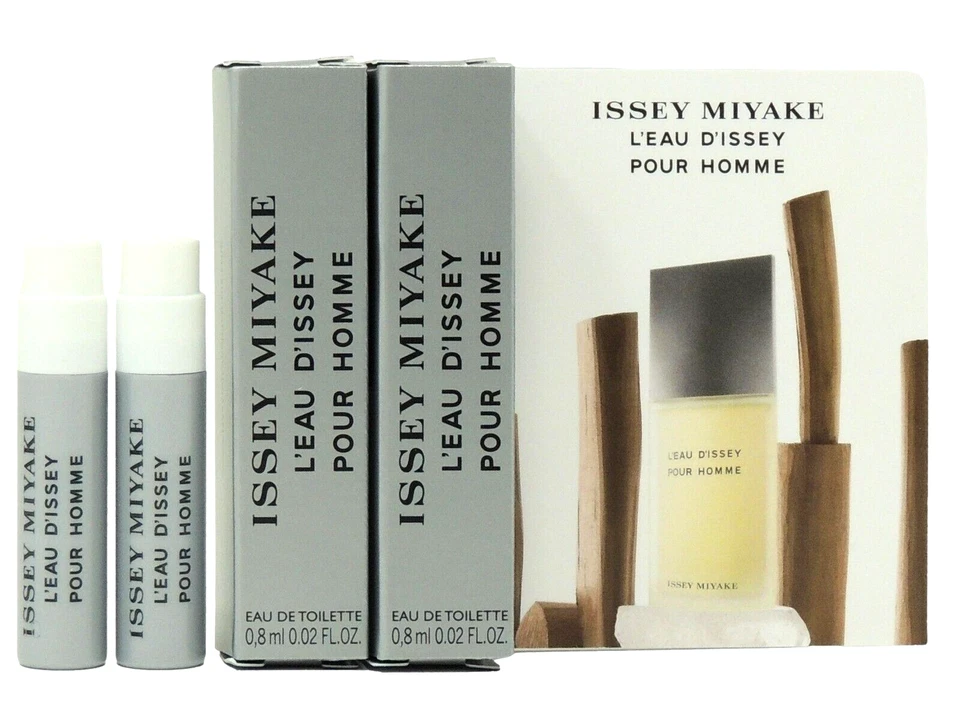ISSEY MIYAKE L'EAU D'ISSEY POUR HOMME .8 ml .02 fl oz x 2 MUESTRAS DE SPRAY DE COLONIA Foto 1 de 1