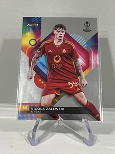 Nicola Zalewski 2023-24 Topps Finest UEFA Base #84 AS Roma - Picture 1 of 2