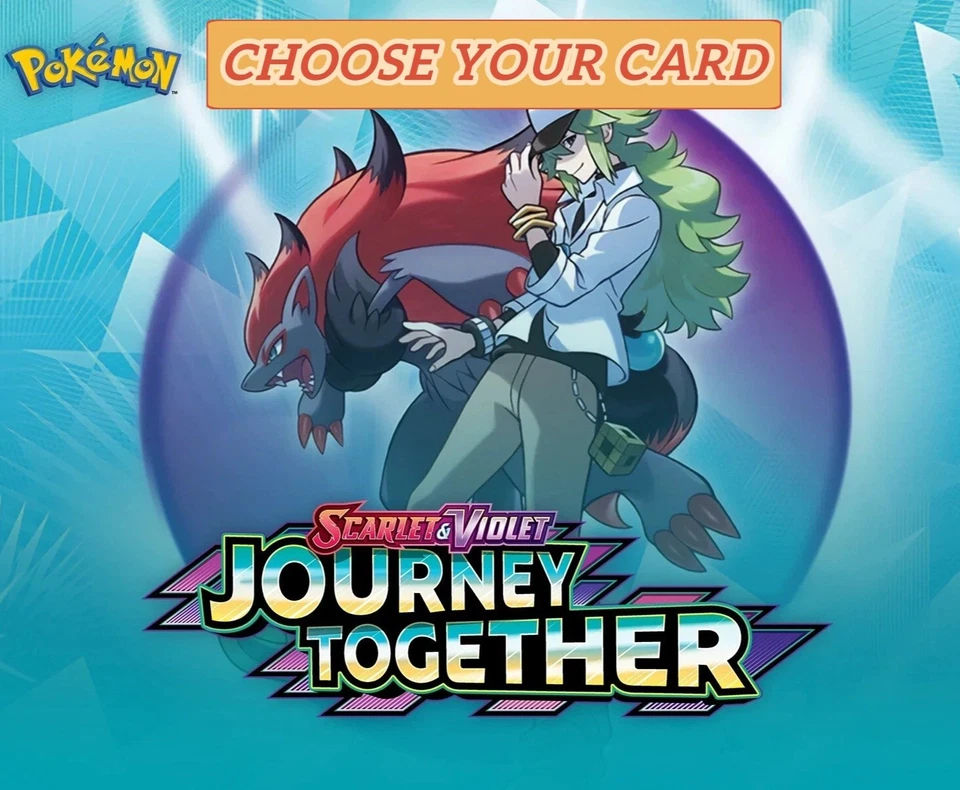 Pokemon Scarlet & Violet Journey Together Choose Your Card (1-139) Pack Fresh NM - Image 1 of 1