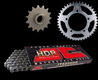 Kit de cadena y piñón HDR de alta resistencia KTM 125 Duke 2011-2013 Foto 1 de 3