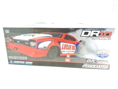 *RARE* Team Associated #70036 2WD 1/10 DR10 Drag Car Lucas Oil New Open Box - Image 1 of 4