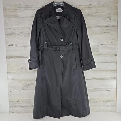 TRINCHERA HILARY RADLEY NEGRA MUJER TALLA 12 CINTURÓN/FORRO EXTRAÍBLE *USADA EN EXCELENTE ESTADO* Foto 1 de 4