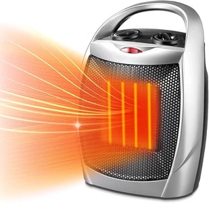 Kismile Small Electric Space Heater Ceramic Space HeaterPortable Heater Fan ... - Picture 1 of 6