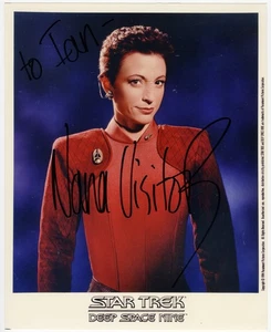 Foto firmada por NANA VISITANTE 10x8 #3 Star Trek DS9 (1994) ORIGINAL - Imagen 1 de 1