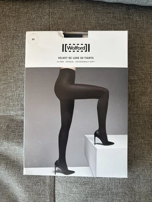 NUEVAS Medias Wolford Velvet De Luxe 50 Antracita XS Foto 1 de 4