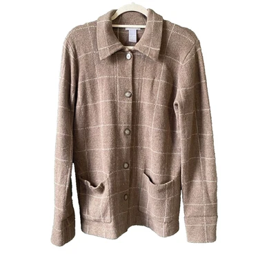 Женский кардиган размер маленький ягненка шерсти повседневный бабушка Core опрятный офис свитер  - Изображение 1 из 4