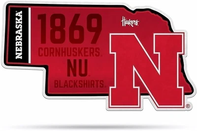 Nebraska Cornhuskers Pennant State Shape 18 Inch Soft Felt University of - Image 1 of 4