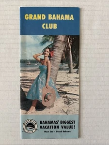 GRAND BAHAMA CLUB - FOLLETO VINTAGE - Imagen 1 de 3
