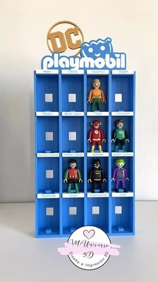 Estantería para Playmobil | Expositor figuras | Vitrina miniaturas | Kinder |DC - Imagen 1 de 2