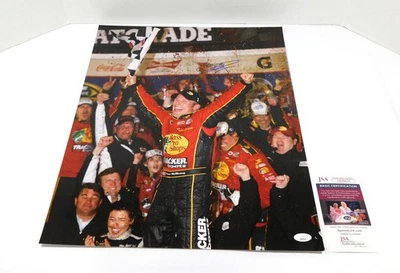 Foto firmada por Jamie McMurray 16 x 20 color NASCAR Racing JSA Auto AR90658 Foto 1 de 3