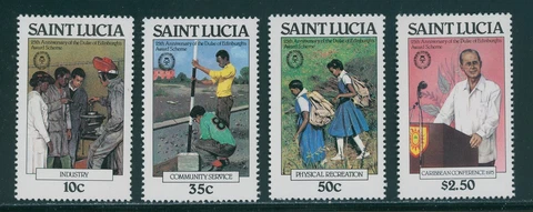 St. Lucia Scott #555-558 MNH Duke of Edinburgh's Awards $$ 395985 Cover