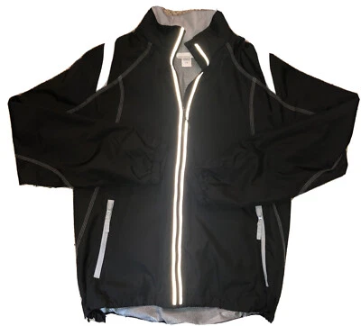 North End Ezem NWOT Black Women’s Large Zippered Warm Up Jacket - Imagem 1 de 4